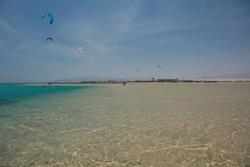 Soma Bay - Red Sea. Kitesurf flat water area.